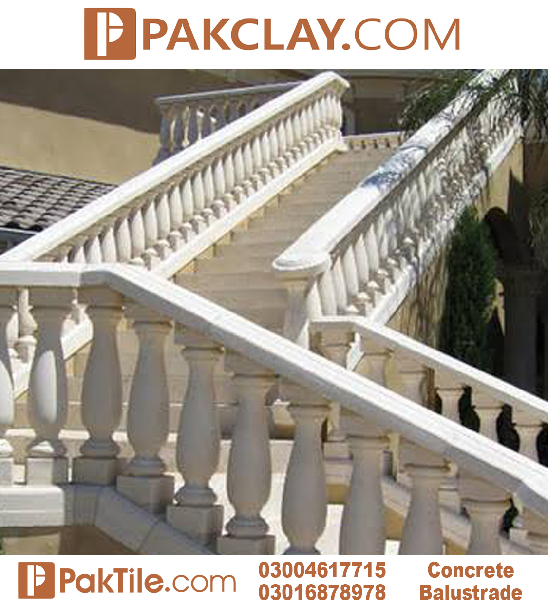 Pak Clay Tiles Concrete Balusters For Sale
