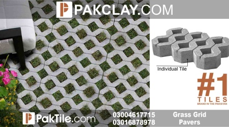 Pak Clay Grass Paver Tuff Tiles Design