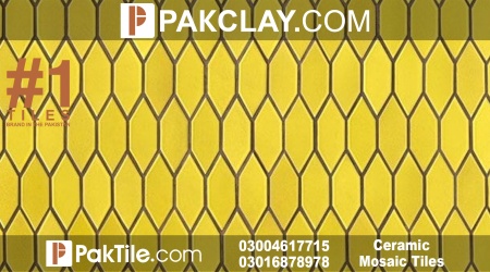 Pak Clay Yellow Kitchen Wall Tiles Design in Pakistan