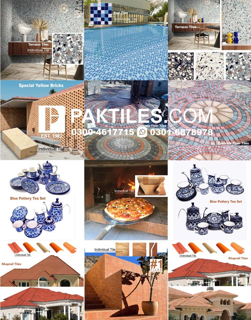 Terracotta Tiles in Shikarpur